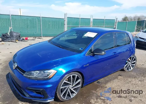 2018 Volkswagen Golf R 2.0T W/Dcc Navigation z USA, uszkodzony, nr VIN WVWWF7AU7JW070967